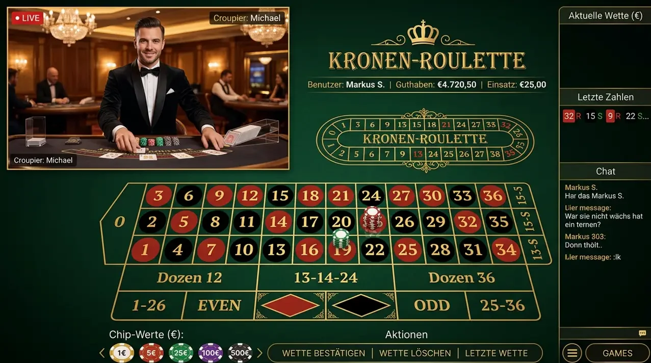 Live Casino im Wizebets